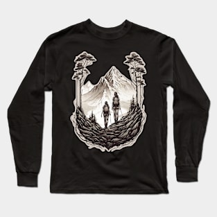 Woman hiking Long Sleeve T-Shirt